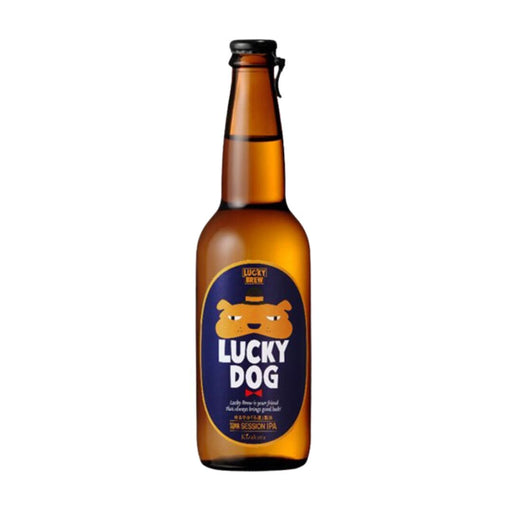 Japanese Craft Beer Series - LUCKY DOG IPA 330ml Bottle Type japanmart.sg 