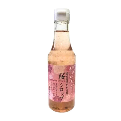 Japanese Pro-Use Sakura Syrup 250g Glass Bottle japanmart.sg 