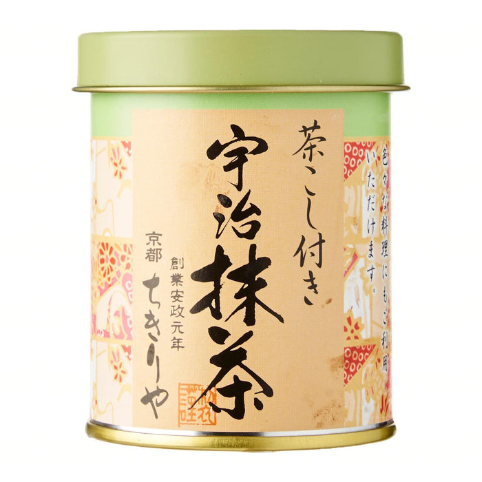 京都 ちきりや / 茶こし付宇治抹茶 Chikiriya Chakoshi-Tsuki Uji Matcha Powder (Special Powder Sprinkle Bottle) 40g Honeydaes - Japan Foods Grocery Online 