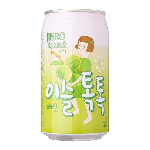 JINRO JAPAN Tok Tok Ume Soju Canned Chu-Hi Beverage 350ml Can 3% japanmart.sg 