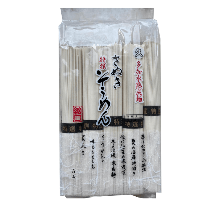 久保田 さぬきそうめん Kubota Tokusen Somen Japanese Thin Flat Noodle 1 KG - Kirei Honeydaes - Japan Foods Grocery Online 