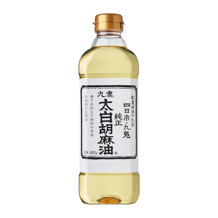 九鬼純正大白胡麻油 Kuki Junsei Taihaku Japanese Premium White Sesame Oil 600g japanmart.sg 