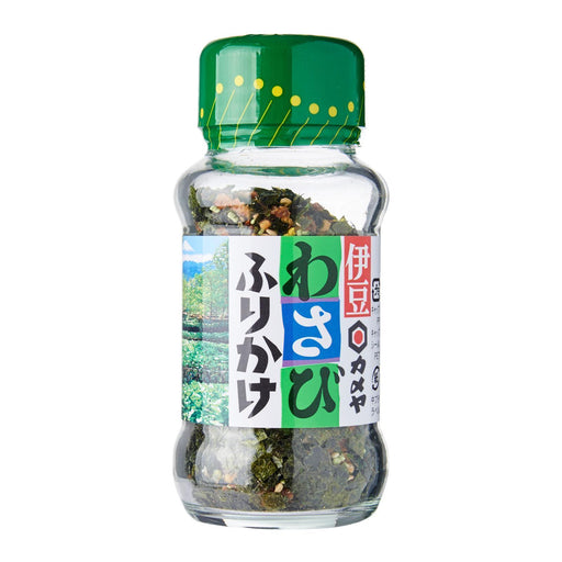 Kameya Wasabi Furikake Japanese Rice Topping (Glass Bottle) 48g Honeydaes - Japan Foods Grocery Online 