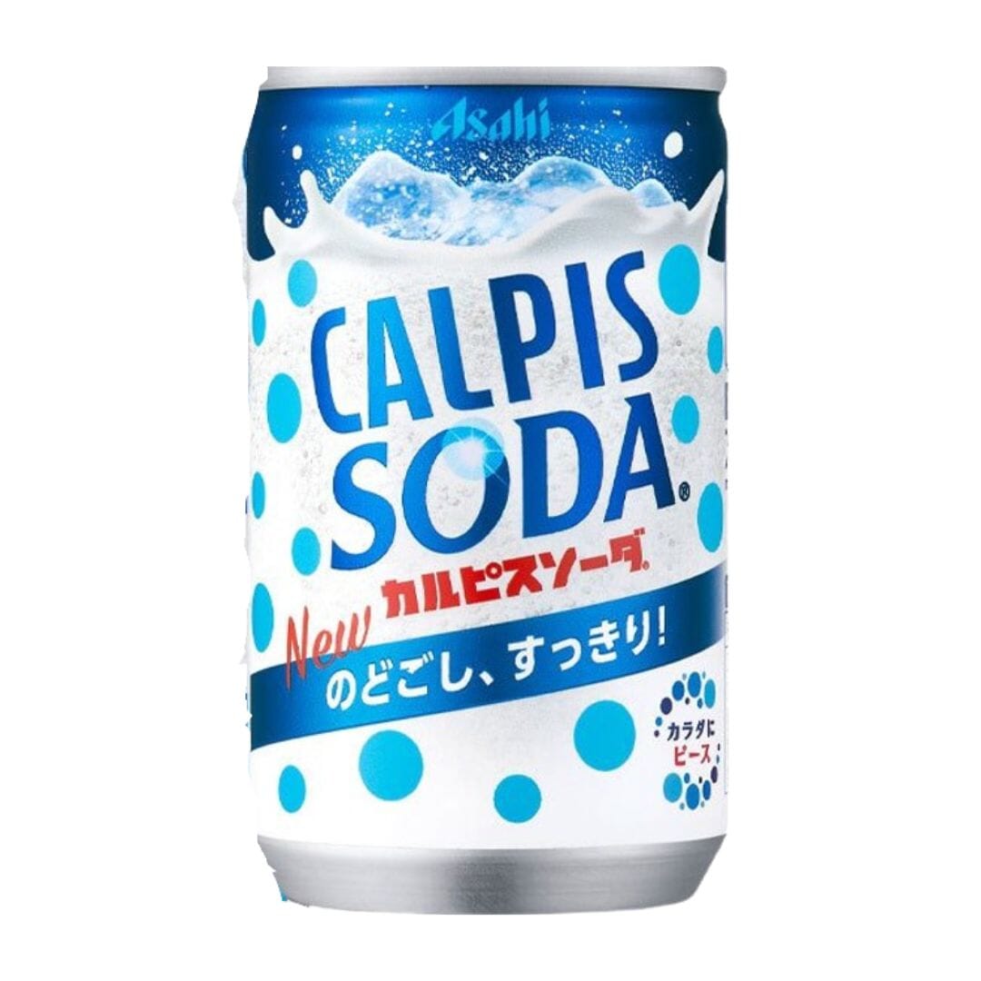 カルピス カルピスソーダ Asahi Calpis Soda Can 350 ML — Honeydaes
