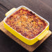 KING DAYS Oven Chef Deep Rectangular Dish Tray (24x19cm) <YELLOW> Unit Honeydaes - Japan Foods Grocery Online 
