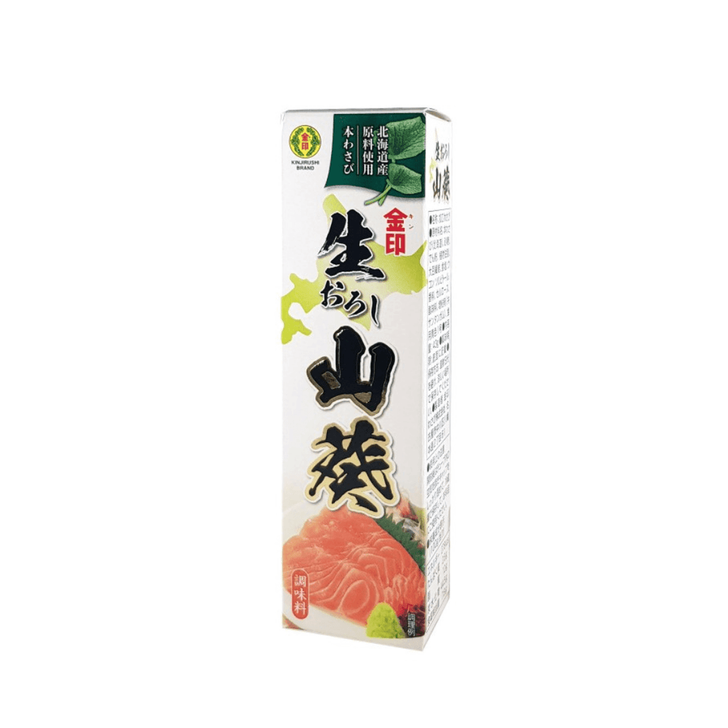 Japan　Honeydaes　Online　Foods　Sus　43g　生おろしわさび　Nama　Wasabi　Oroshi　—　Kinjirushi　Grocery　金印　(Premium　北海道　Hokkaido