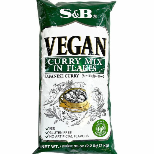 Kirei S&B Vegan Japanese Curry Flakes 1kg Package Honeydaes - Japan Foods Grocery Online 