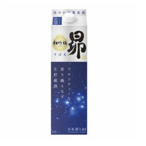 Kirei Shochikubai Subaru Everyday Drinking Premium Quality Nama Chozo Sake Pack 1.8L Great Size Honeydaes - Japan Foods Grocery Online 