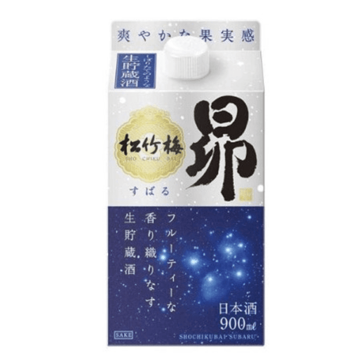 Kirei Shochikubai Subaru Everyday Drinking Premium Quality Nama Chozo Sake Pack 900ML Good Size Honeydaes - Japan Foods Grocery Online 