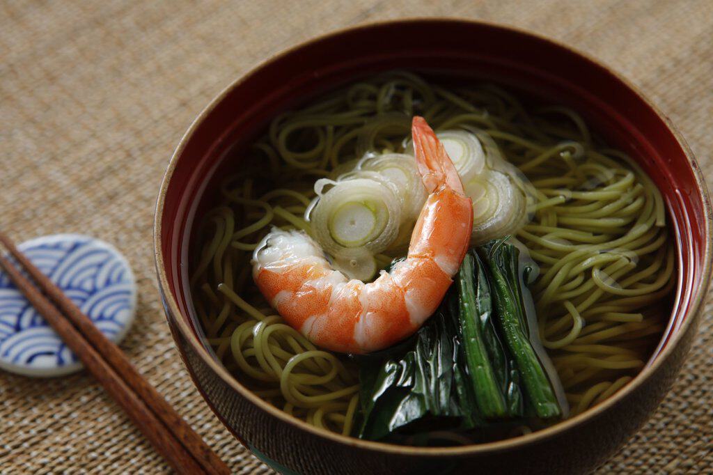 Kobayashijin - Wakame Somen Japan Seaweed Wheat Noodles 200g Honeydaes - Japan Foods Grocery Online 
