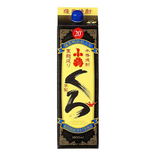 Komasa Kozuru Kuro Imo Shochu Pack <20% Alcohol Edition> 1.8L Honeydaes - Japan Foods Grocery Online 