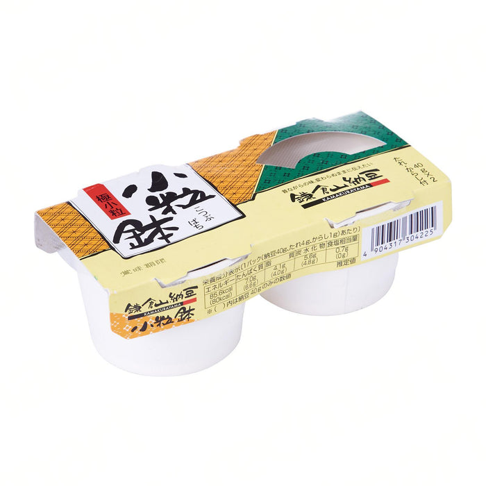 「鎌倉山納豆」極小粒 小粒鉢 Kamakurayama Kotsububachi Japanese Natto (Small Beans Cup Type 40g x 2) 80G japanmart.sg 