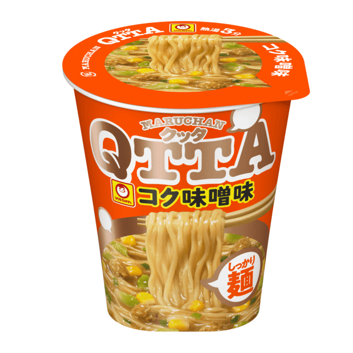 Maruchan QTTA RICH MISO Koku Miso Aji Japan Cup Ramen Noodle 87g Honeydaes - Japan Foods Grocery Online 