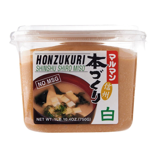 Maruman MSG Free Honzukuri Shiro Miso Paste 750g Tub japanmart.sg 