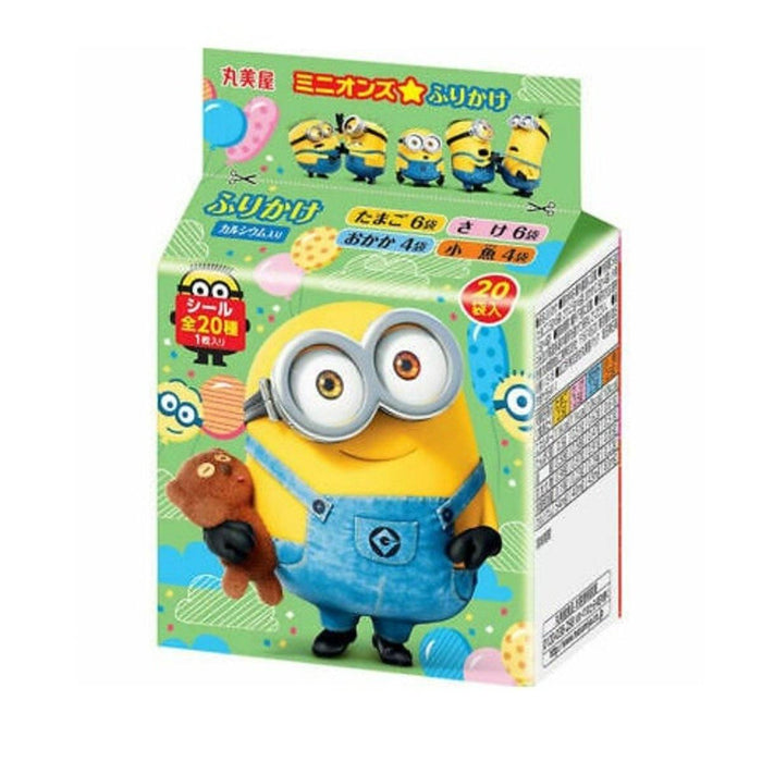 Minions <Happy 20 Bags Pack> Japanese Furikake Rice Topping Assorted Pack 50g Honeydaes - Japan Foods Grocery Online 