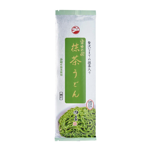 抹茶うどん Matcha Udon - Japanese Green Tea Udon Noodle 200g japanmart.sg 
