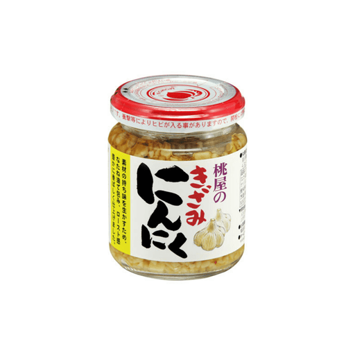 Momoya Kinami Ninniku Chopped Garlic With Chili 125g japanmart.sg 