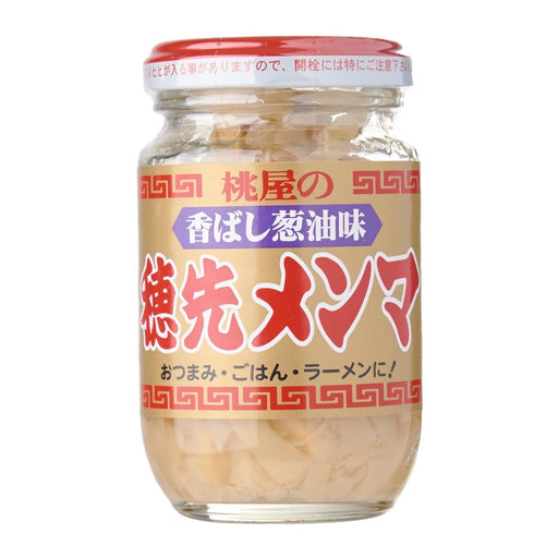 Momoya Koubashi Hosaki Menma Japanese Seasoned Bamboo Shoots 115g Glass Bottle Honeydaes - Japan Foods Grocery Online 