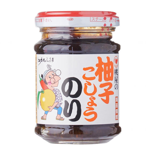 Momoya Yuzu Kosho Nori Tsukudani Japanese Seasoned Seaweed Paste 100g Glass Bottle Honeydaes - Japan Foods Grocery Online 