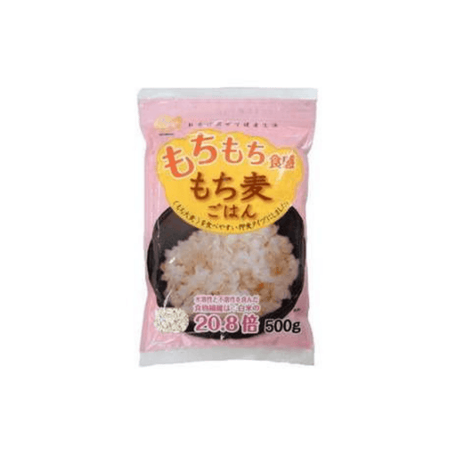 Nichibaku KENKO ICHIBAN Mochi Mugi Gohan Japanese Barley Rice 500g japanmart.sg 