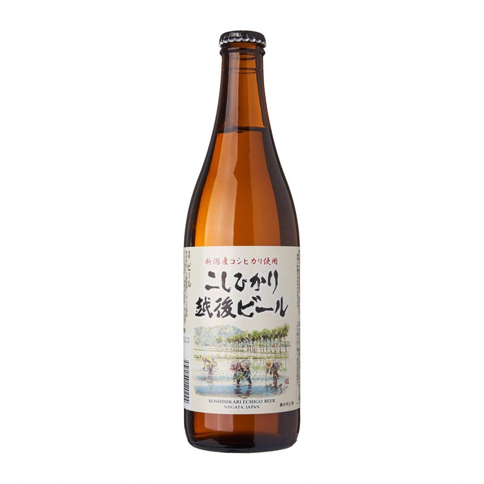 Niigata Japan Echigo Craft Beer Koshihikari Rice 5% Bottle Great Size 500ML japanmart.sg 