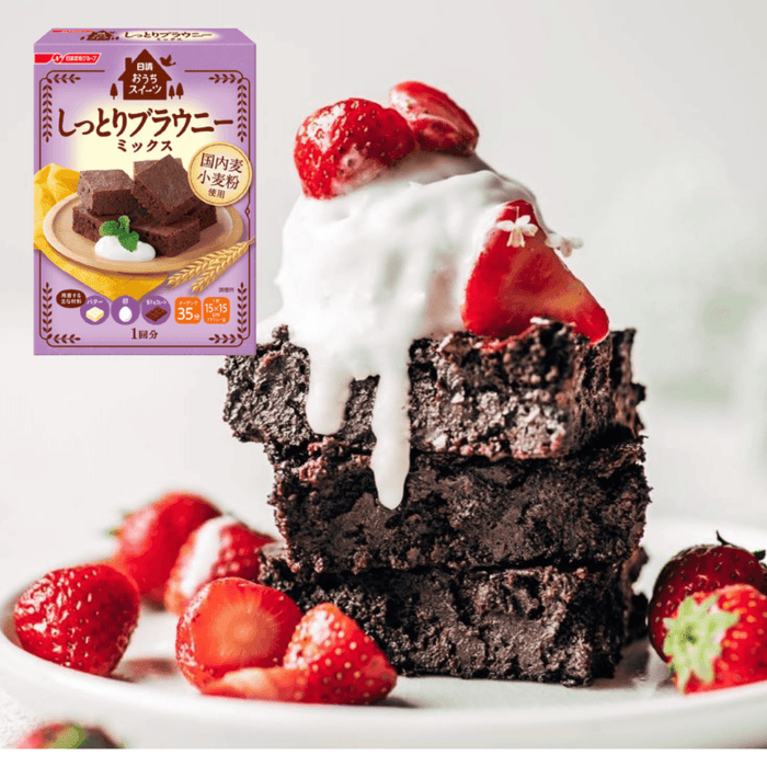 <Nisshin Flour Home Sweets Baking Series> Japanese Chocolate Brownie Mix 150g Honeydaes - Japan Foods Grocery Online 