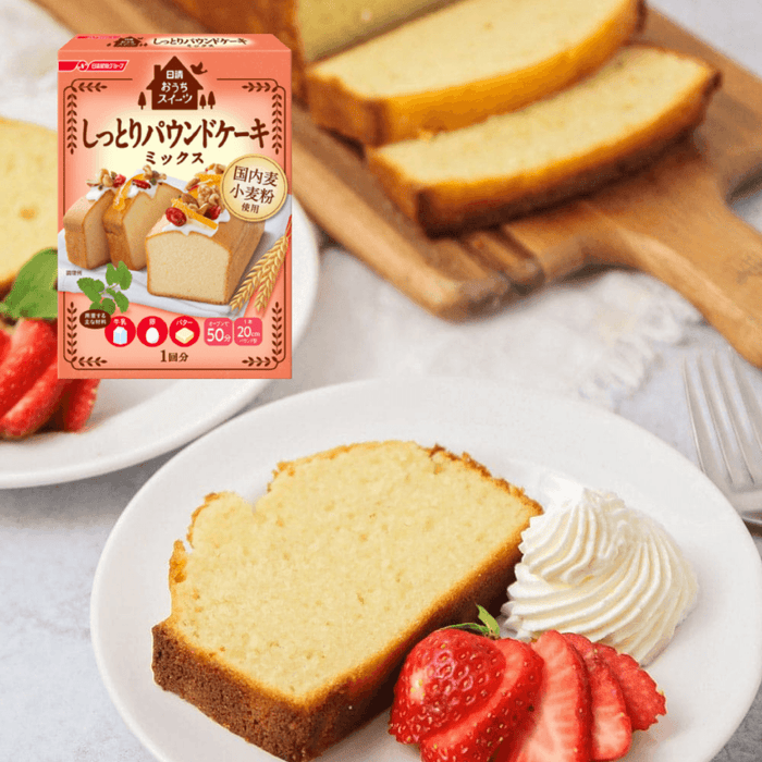 <Nisshin Flour Home Sweets Baking Series> Japanese Pound Cake Mix 240g Honeydaes - Japan Foods Grocery Online 