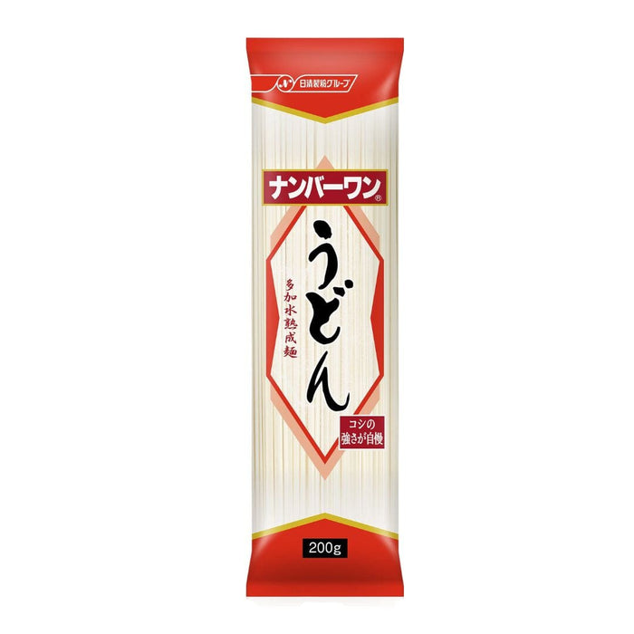 Nissin Number-One Udon Japanese Delicious Thin Flat Noodle 200g Pack Honeydaes - Japan Foods Grocery Online 