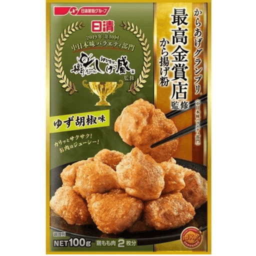 Nissin Yuzu Kosho Aji Karaage ko Japanese Fried Chicken Powder 100g japanmart.sg 