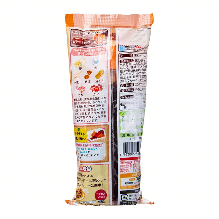 OTAFUKU Okonomiyaki Sauce (Ajiwai Yasashi Balanced Fruity Taste) 200g Honeydaes - Japan Foods Grocery Online 