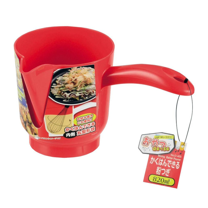 OYATSU DESSE <Japan Home Takoyaki Party Series> Specialised Takoyaki/ Okonomiyaki Batter Mixing Pourer Pot Unit Honeydaes - Japan Foods Grocery Online 