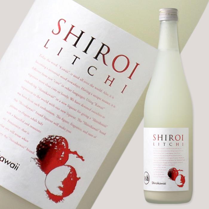 <Premium Japanese Fruit Liqueur Series> Shiroi Kawaii - Litchi Lychee Liquor 720ml 6% Honeydaes - Japan Foods Grocery Online 