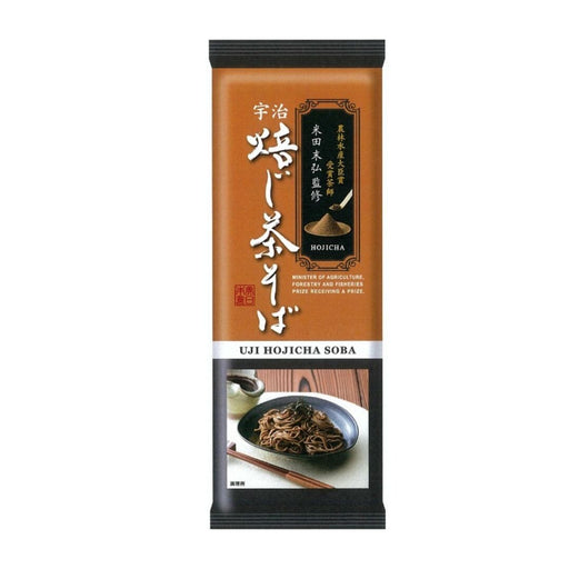Premium Master's Uji Hojicha Soba Japanese Noodle 200g Pack japanmart.sg 