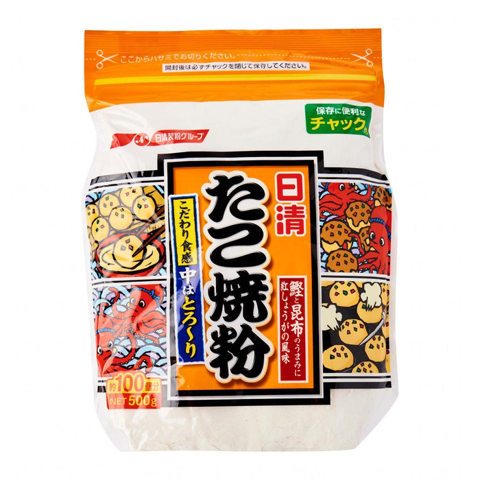 日清 たこ焼き粉 Nisshin Foods Takoyaki Powder 500g japanmart.sg 