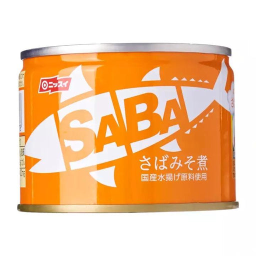 さば味噌煮 缶詰 Nissui Japanese Canned Foods - Miso Cooked Mackerel Saba Misoni 150g Honeydaes - Japan Foods Grocery Online 