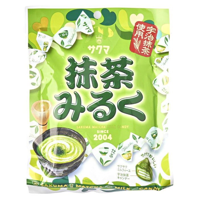 SAKUMA Matcha Milk Candy 65g Honeydaes - Japan Foods Grocery Online 