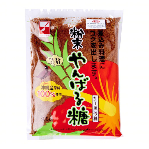 三井粉末やんばる砂糖 加工黒砂糖 Mitsui Processed Brown Sugar 300g Honeydaes - Japan Foods Grocery Online 