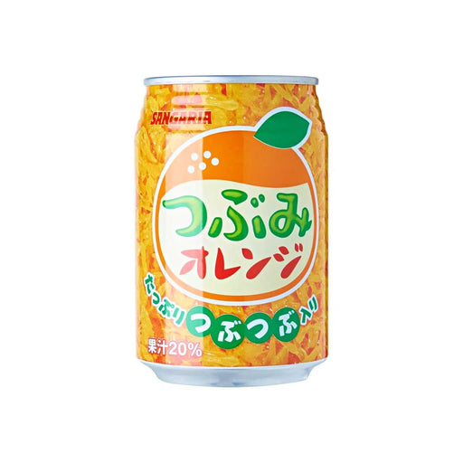 サンガリア つぶみ オレンジ Sangaria Tsubumi Orange Juice With Fruit Bits 280ml Honeydaes - Japan Foods Grocery Online 