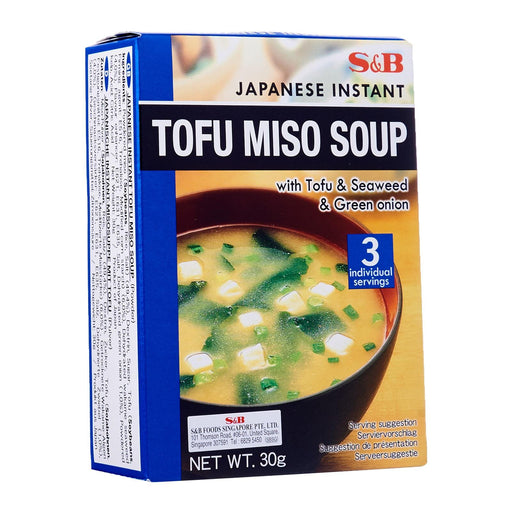 S&B Ex Tofu Miso Soup 30g japanmart.sg 
