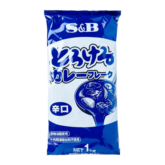 S&B Torokeru Curry Flakes 1kg Honeydaes - Japan Foods Grocery Online 