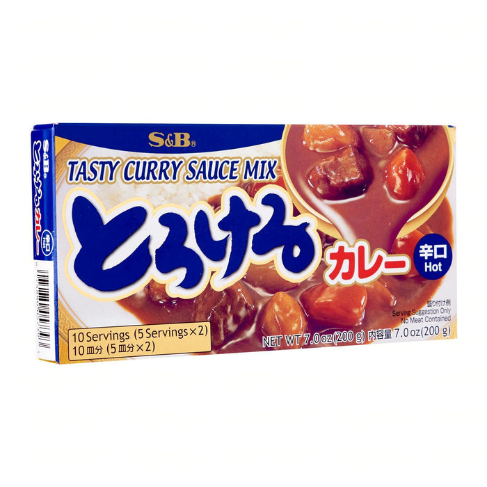 S&B Torokeru Karakuchi Curry Sauce Mix - Hot 200g japanmart.sg 