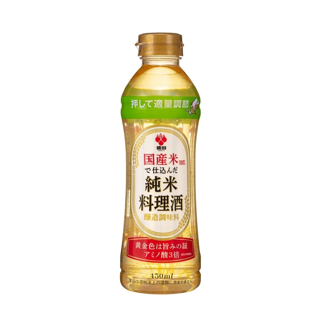 盛田 純米料理酒 Morita Junmai Ryori Shu Japanese Cooking Sake Rice Wine 450ml — Honeydaes Japan Foods