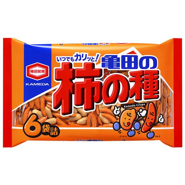柿の種 Kaki No Tane Rice Crackers Snack (6packets) japanmart.sg 