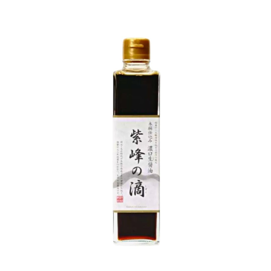 Shibanuma Shiho No Shizuku Japanese Artisanal Soy Sauce 300ml Glass Bo — Honeydaes Japan Foods