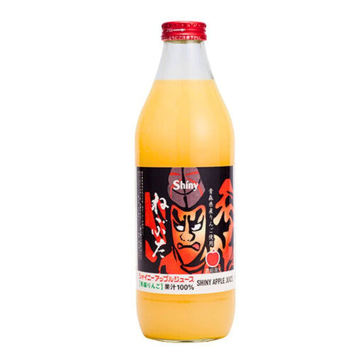 Shiny Aomori Ringo Japan Apple Juice NEBUTA 100% 1L Glass Bottle Honeydaes - Japan Foods Grocery Online 