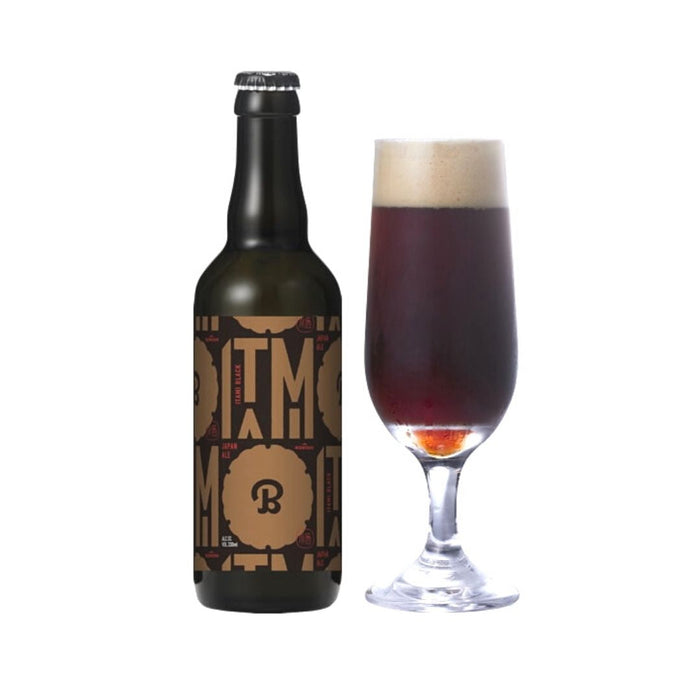 Shirayuki Konishi's Itami Black (Japan Ale) Craft Beer 300ml Bottle 5% japanmart.sg 