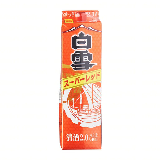 Shirayuki Super Red Seishu Sake Pack 14% 2L japanmart.sg 
