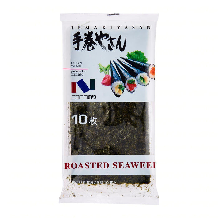 手巻き海苔（１０枚）Kirei Temaki Nori Roasted Seaweed for Handroll 10 pcs japanmart.sg 