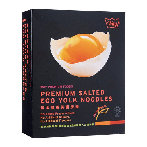 ソルテッドエッグ麺 Way Premium Foods Premium Salted Egg Yolk Noodles (MSG-Free Instant Noodle) 120g japanmart.sg 
