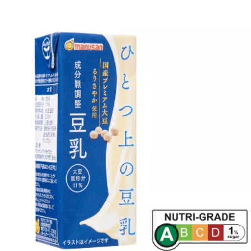 SOY-PREMIUM 豆乳飲料 Marusan Premium Soy Milk 200ml japanmart.sg 